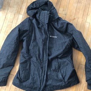 Hooded winter jacket